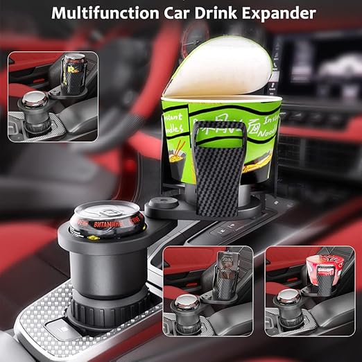 2-in-1 360° Rotatable Car Drink Expander Holder
