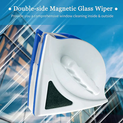 Double-Faced Magnetic Glass Cleaner for Dual-Side Window Cleaning
