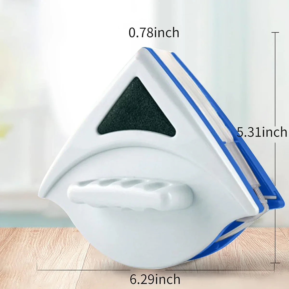 Double-Faced Magnetic Glass Cleaner for Dual-Side Window Cleaning