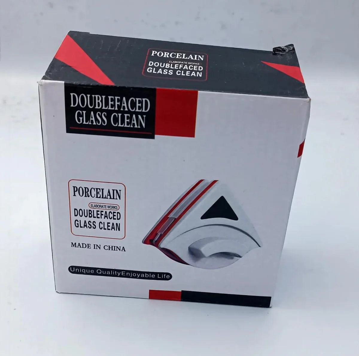 Double-Faced Magnetic Glass Cleaner for Dual-Side Window Cleaning