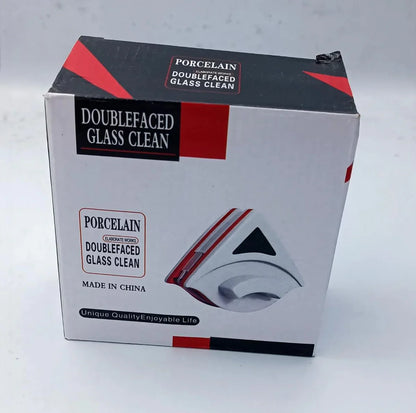 Double-Faced Magnetic Glass Cleaner for Dual-Side Window Cleaning