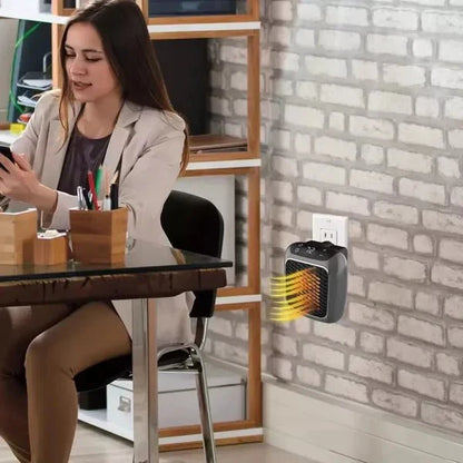 Handy Heater Turbo 800 - Wall Outlet Space Heater with Remote Control
