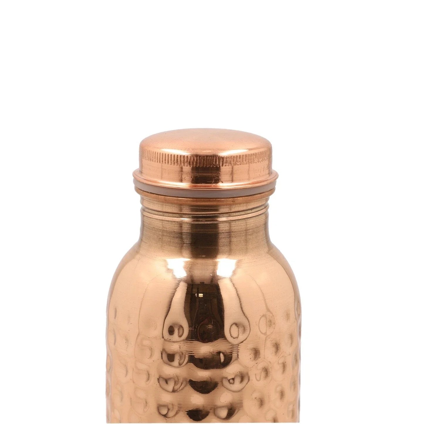 Pure Copper Hammered Water Bottle